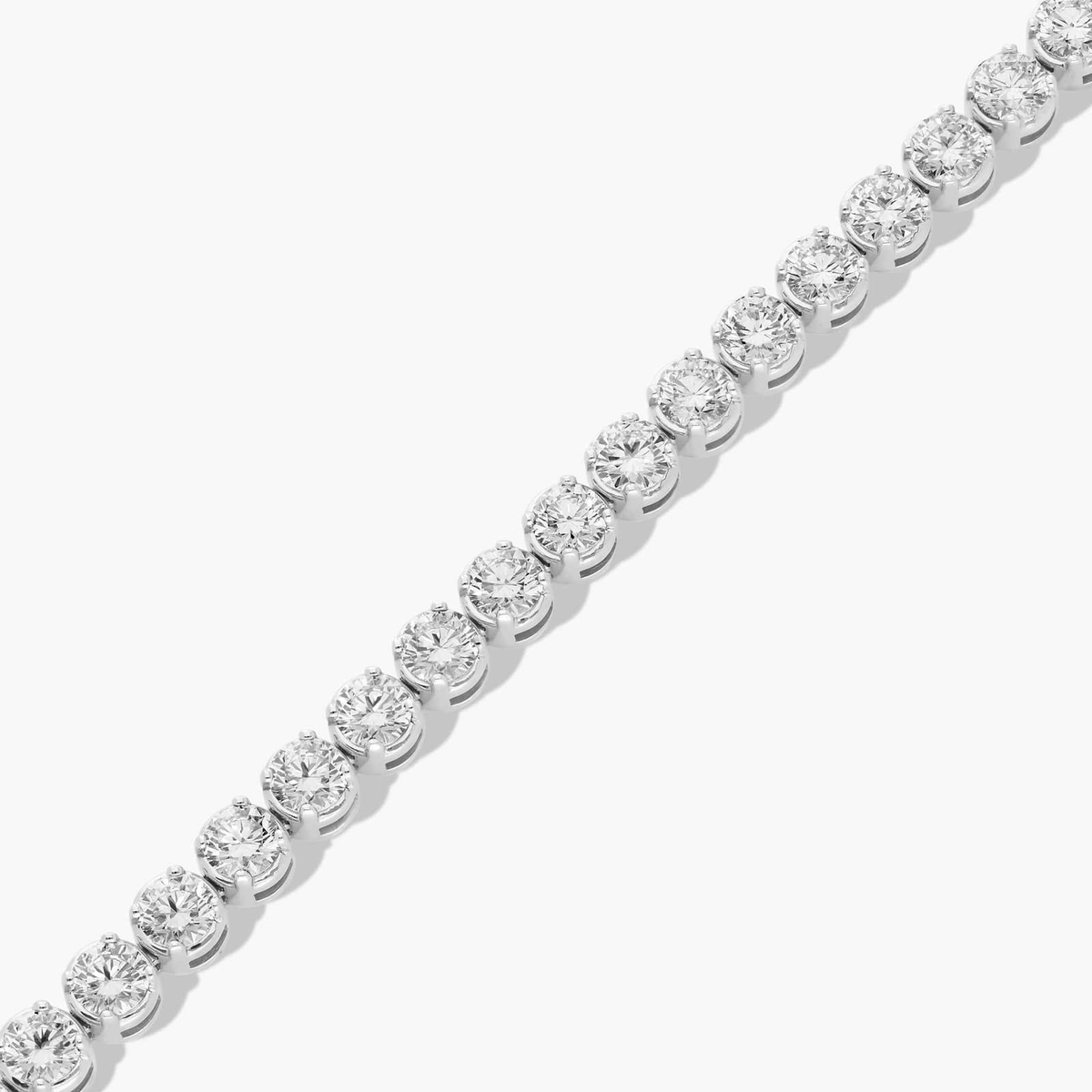 Tennis Bracelet With Lab-Grown Diamonds