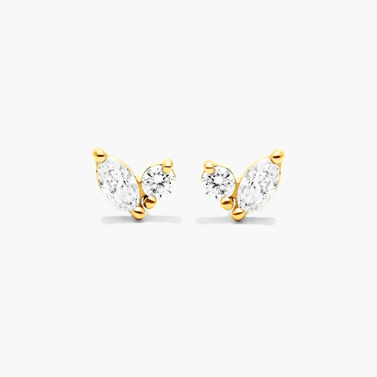 Aurielle Marquise Crystal Stud Earrings