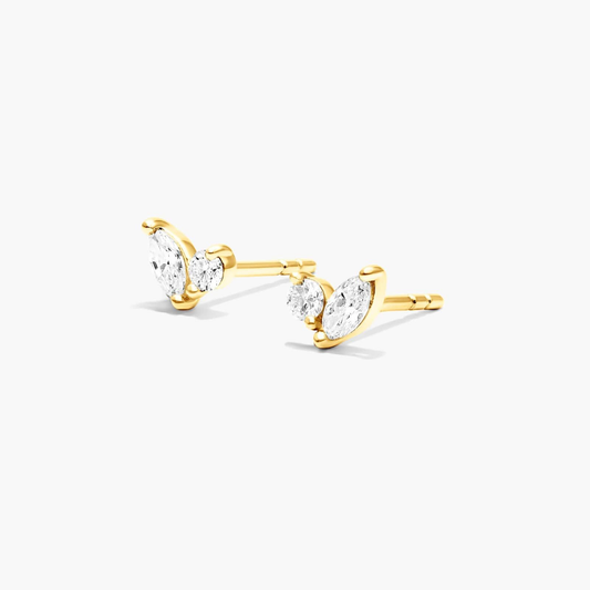 Aurielle Marquise Crystal Stud Earrings