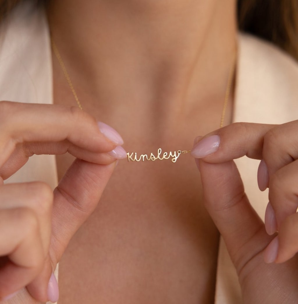 Personalized Name Necklace • Delicate Layering Necklace • Dainty Name Charm Jewelry • Birthday Gift for Her