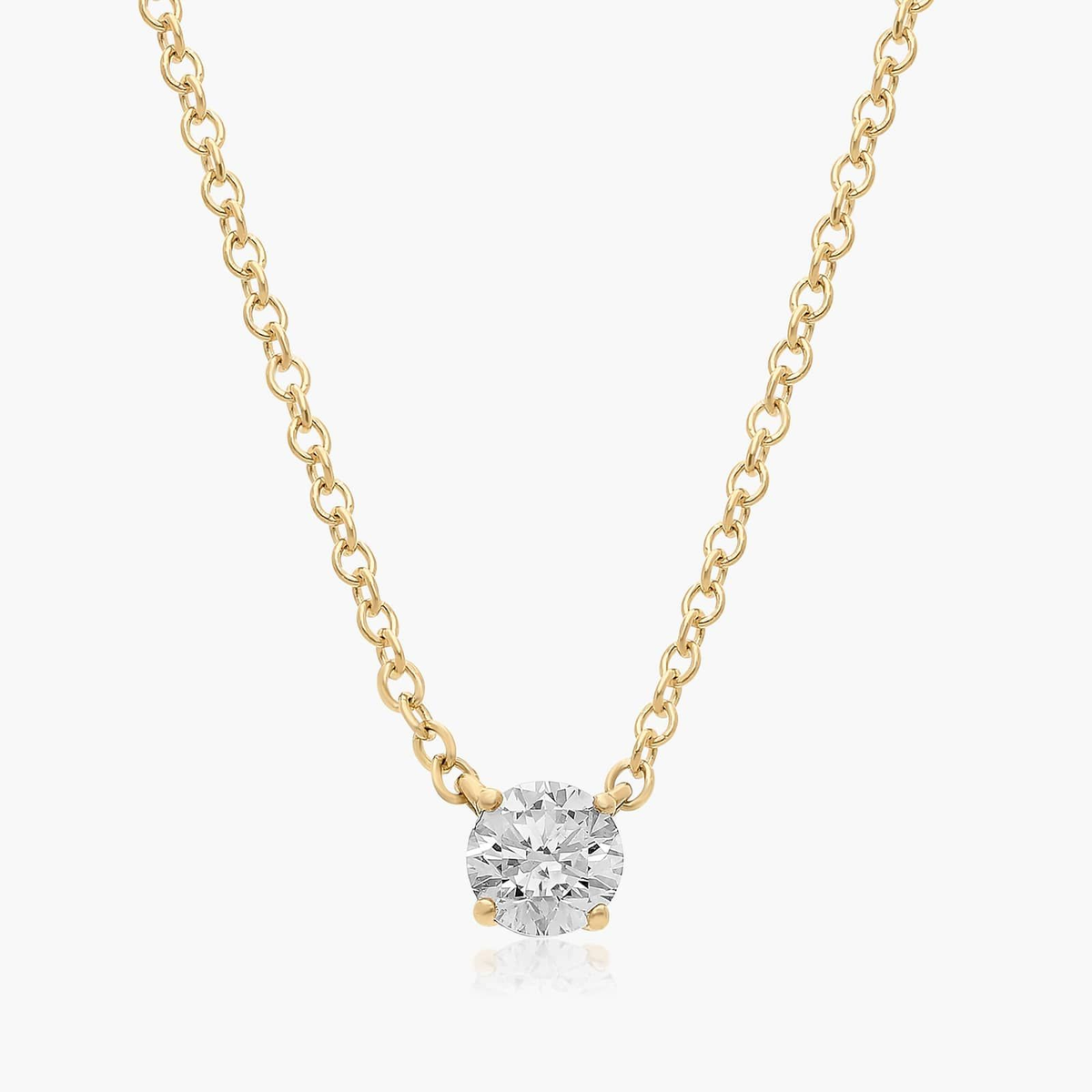 Solitaire Crystal Necklace