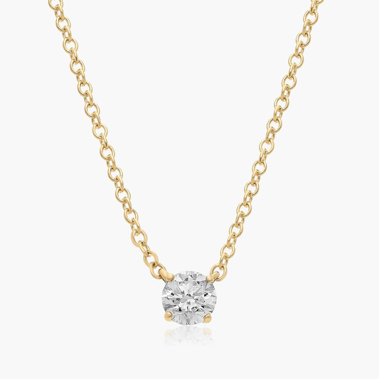 Solitaire Crystal Necklace