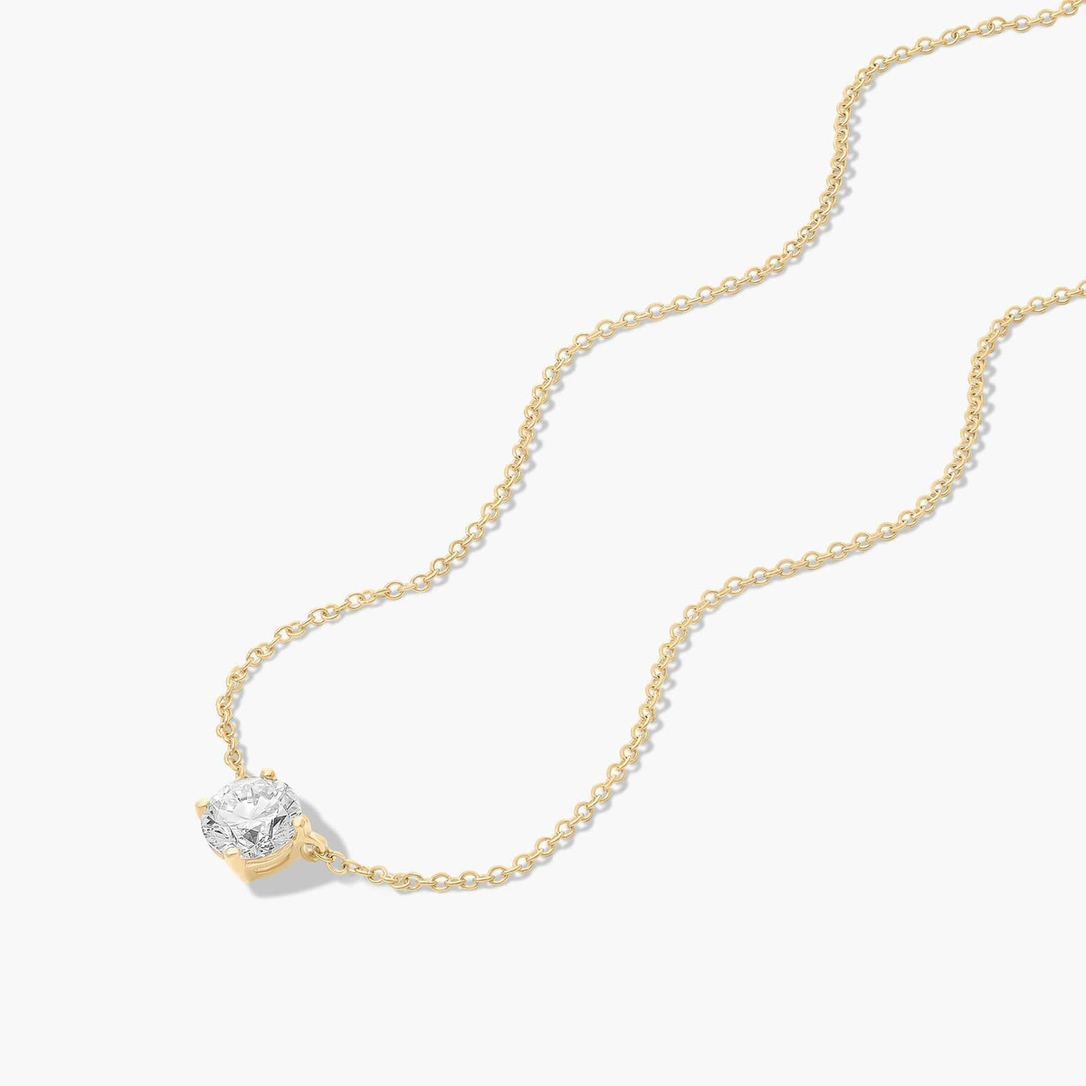 Solitaire Crystal Necklace