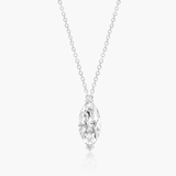 Marquise Crystal Pendant Necklace