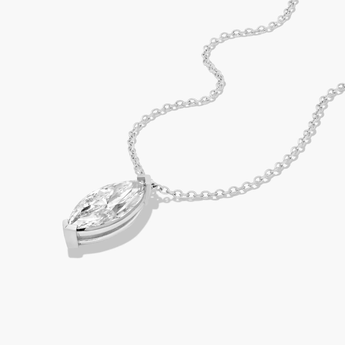 Marquise Crystal Pendant Necklace