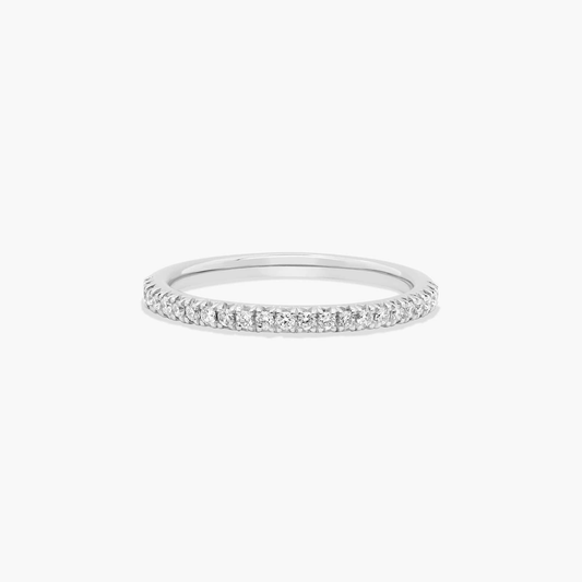 Diamond Wedding Ring In 14K White Gold