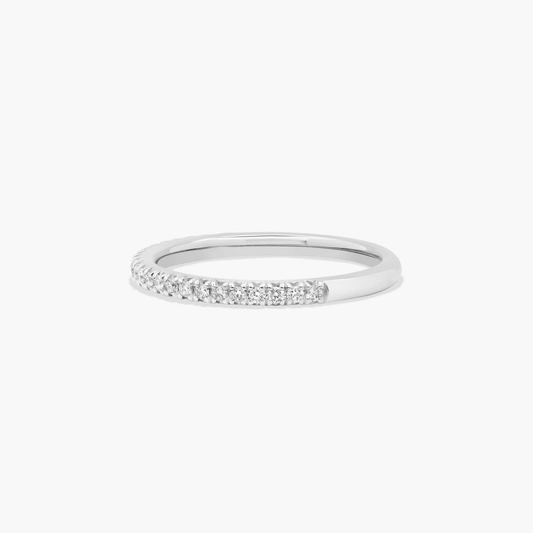 Diamond Wedding Ring In 14K White Gold