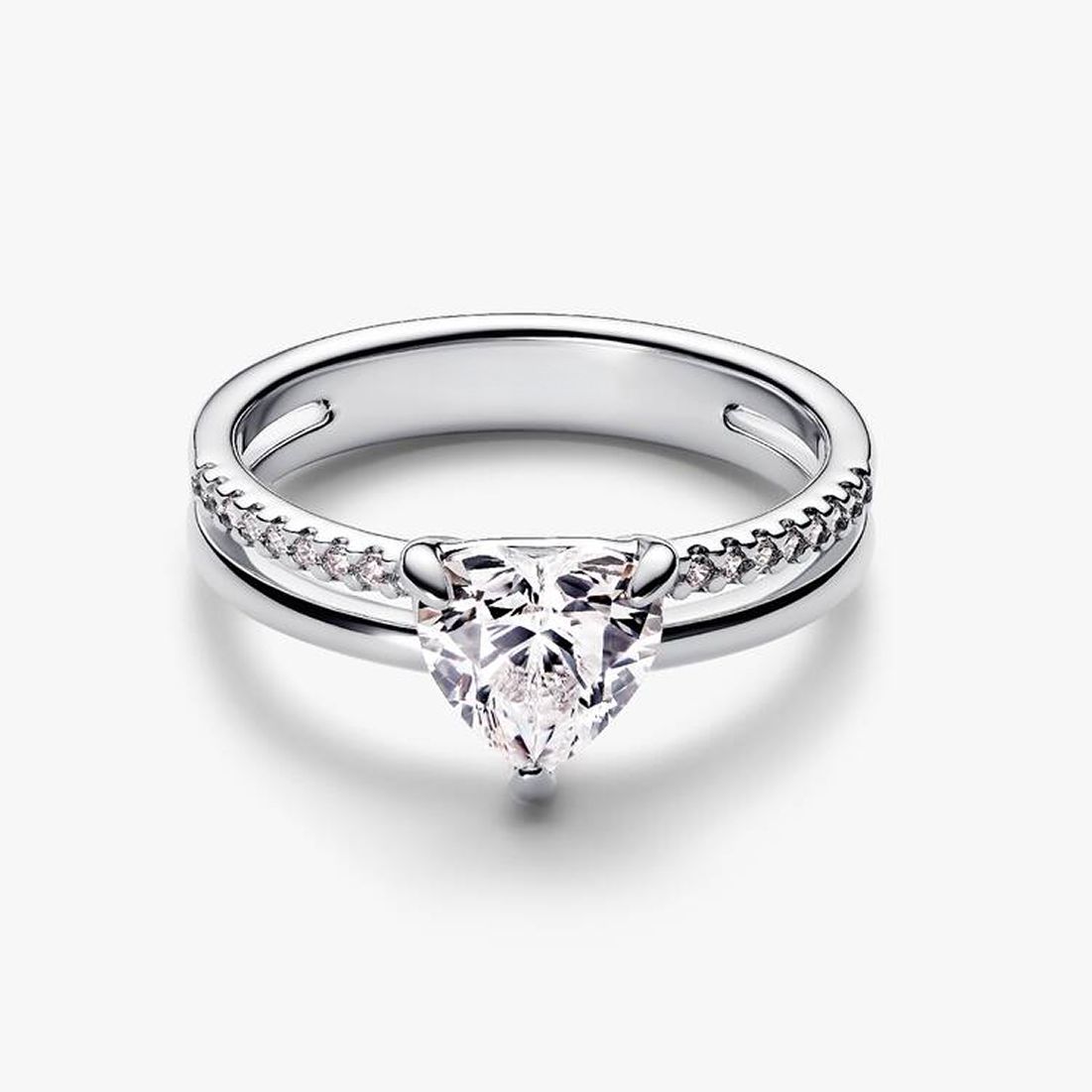 Double Band Heart Ring
