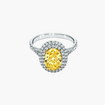 Selene Sapphire Halo Ring