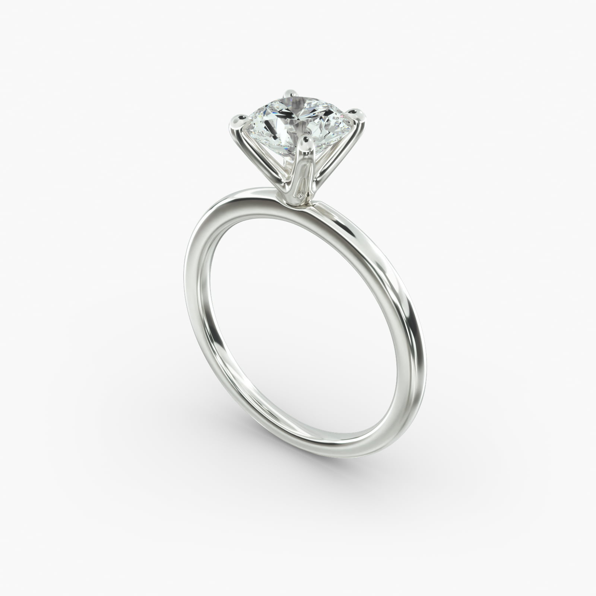 Aurora Solitaire Diamond Ring