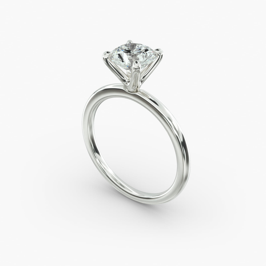 Aurora Solitaire Diamond Ring