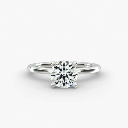Aurora Solitaire Diamond Ring