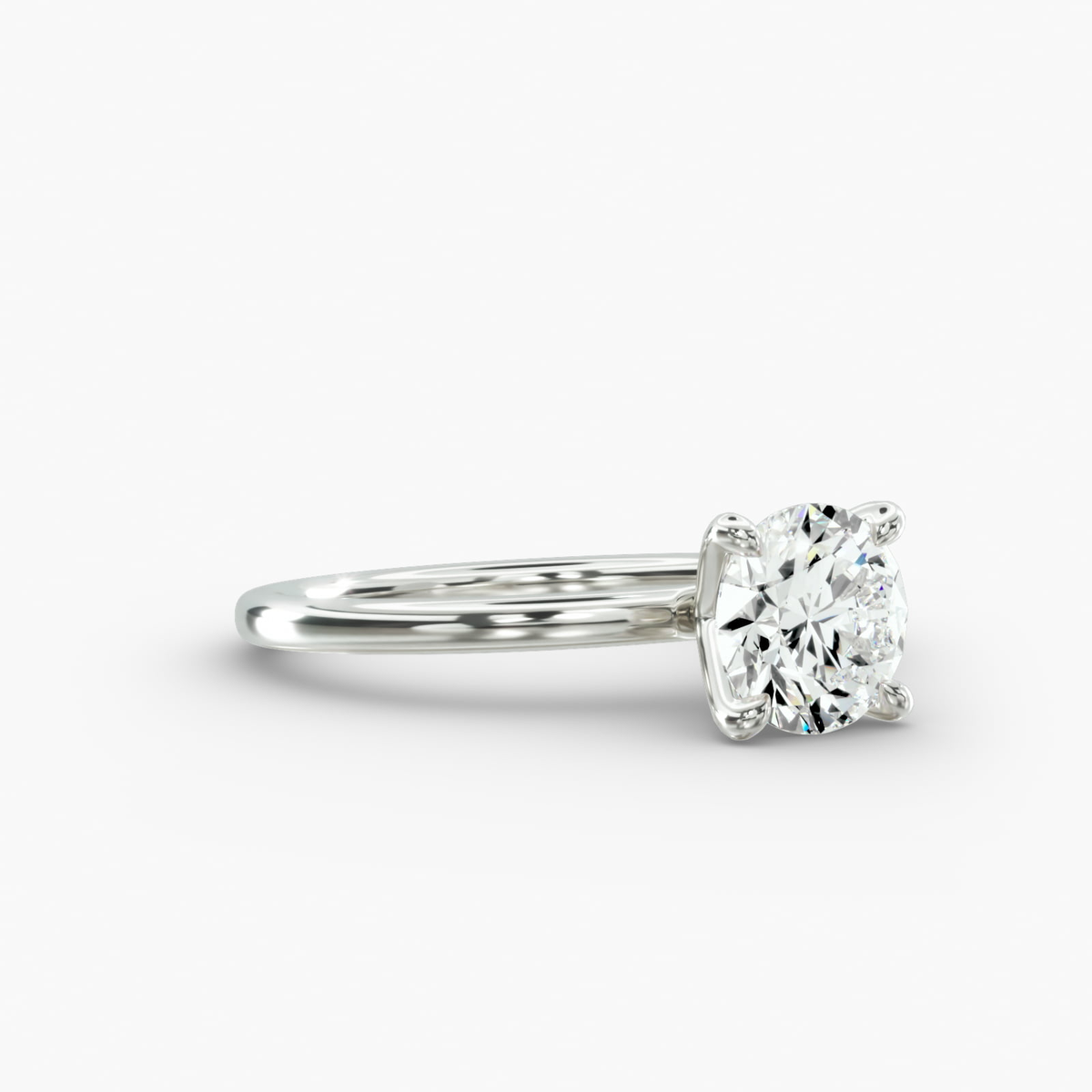 Aurora Solitaire Diamond Ring